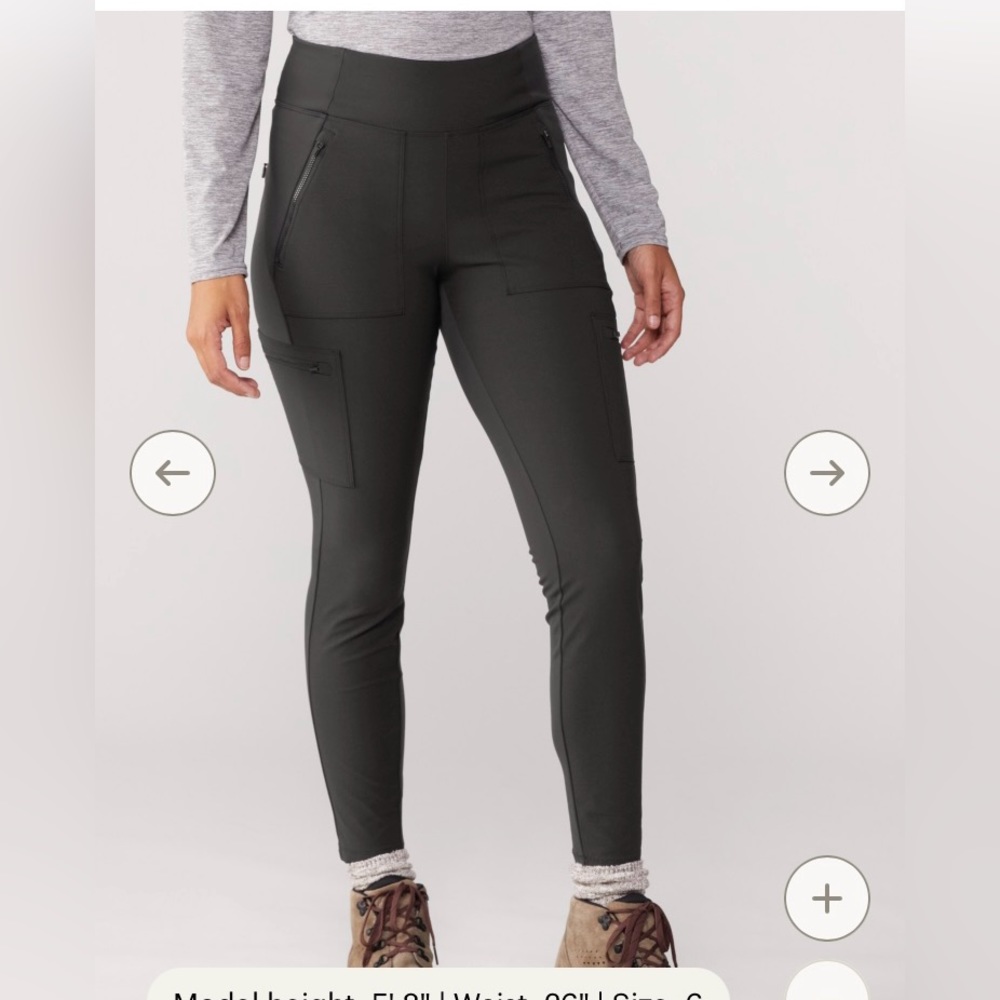 Athleta Headlands Hybrid Cargo II Tights - Women's - black size 10